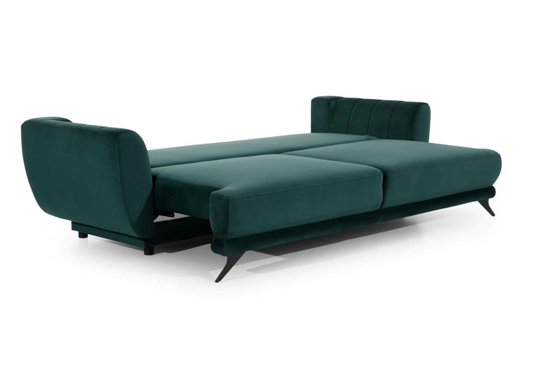 Megis 3-sits Bäddsoffa - Grön - Möbler - Soffa - Bäddsoffa - 3 sits bäddsoffa