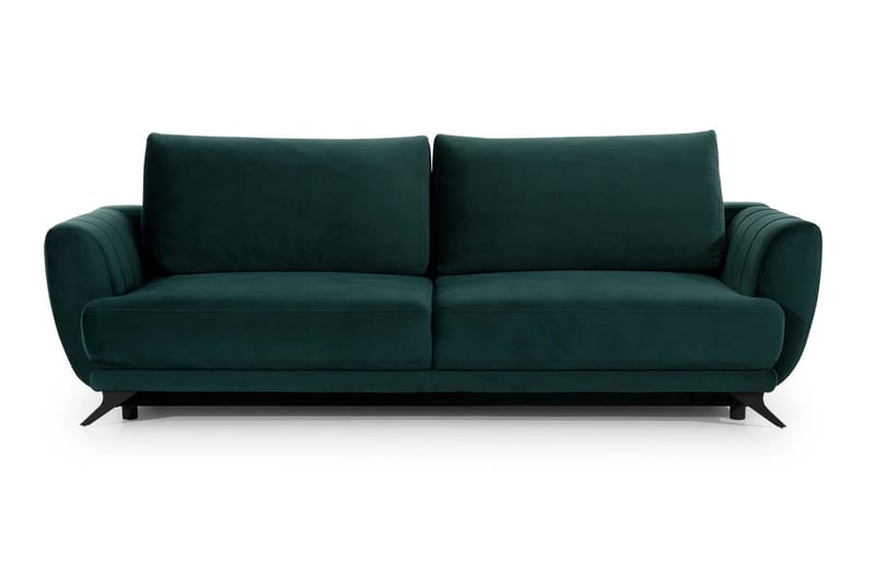 Megis 3-sits Bäddsoffa - Grön - Möbler - Soffa - Bäddsoffa - 3 sits bäddsoffa