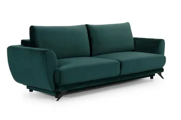 Megis 3-sits Bäddsoffa - Grön - Möbler - Soffa - Bäddsoffa - 3 sits bäddsoffa