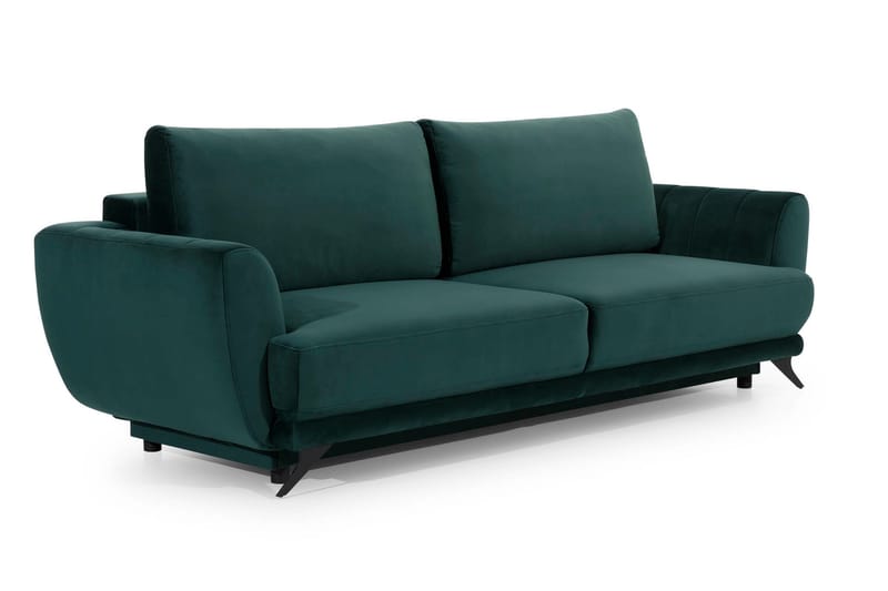 Megis 3-sits Bäddsoffa - Grön - Möbler - Soffa - Bäddsoffa - 3 sits bäddsoffa