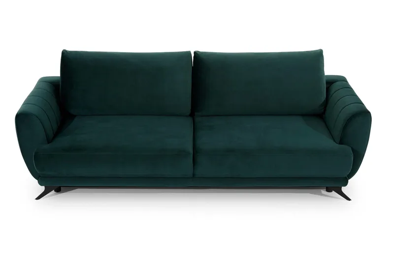 Megis 3-sits Bäddsoffa - Grön - Möbler - Soffa - Bäddsoffa - 3 sits bäddsoffa