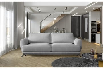 Megis 3-sits Bäddsoffa - Ljusgrå - Möbler - Soffa - Bäddsoffa - 3 sits bäddsoffa
