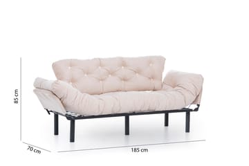 Mezonzo 3-sits Bäddsoffa - Beige - Möbler - Soffa - Bäddsoffa - 3 sits bäddsoffa
