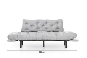 Mezonzo 3-sits Bäddsoffa - Grå - Möbler - Soffa - Bäddsoffa - 3 sits bäddsoffa