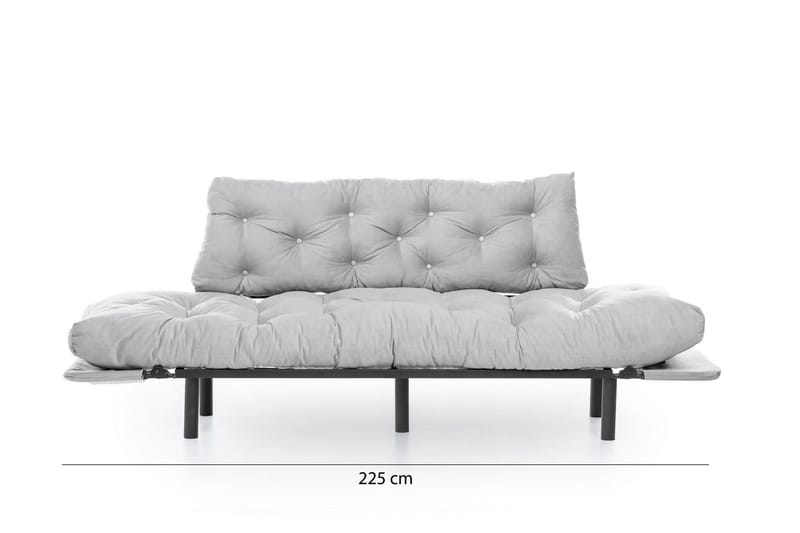 Mezonzo 3-sits Bäddsoffa - Grå - Möbler - Soffa - Bäddsoffa - 3 sits bäddsoffa