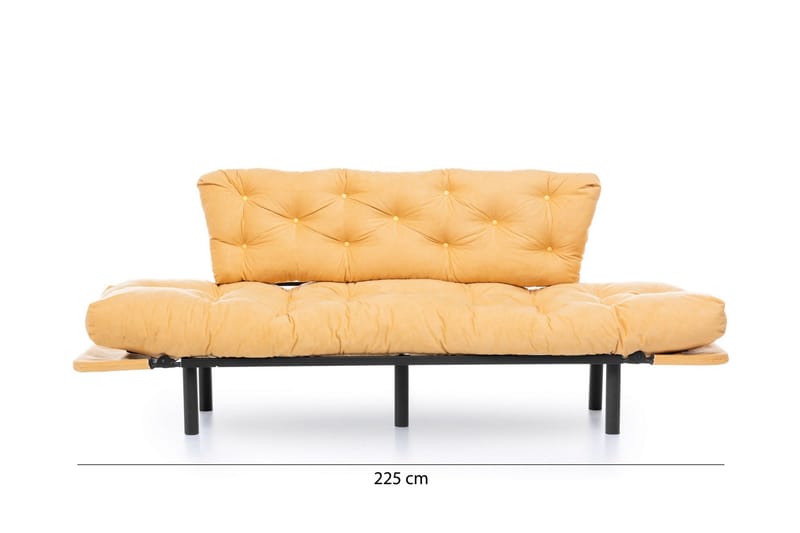 Mezonzo 3-sits Bäddsoffa - Gul - Möbler - Soffa - Bäddsoffa - 3 sits bäddsoffa
