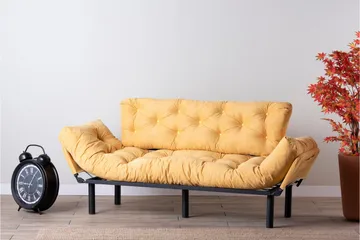Mezonzo 3-sits Bäddsoffa - Gul - Möbler - Soffa - Bäddsoffa - 3 sits bäddsoffa