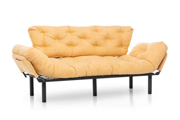 Mezonzo 3-sits Bäddsoffa - Gul - Möbler - Soffa - Bäddsoffa - 3 sits bäddsoffa