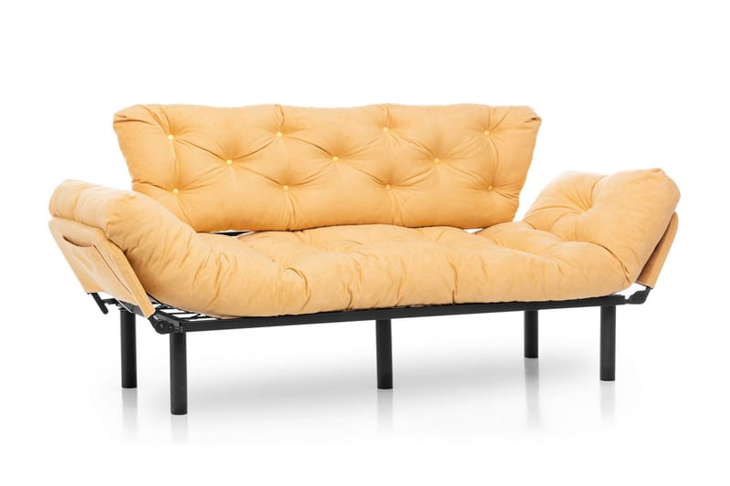 Mezonzo 3-sits Bäddsoffa - Gul - Möbler - Soffa - Bäddsoffa - 3 sits bäddsoffa