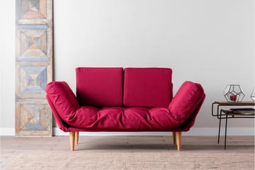 Mezonzo 3-sits Bäddsoffa - Röd - Möbler - Soffa - Bäddsoffa - 3 sits bäddsoffa