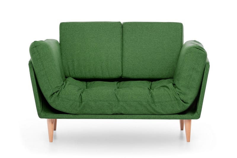Mezonzo 3-sits Fällbar Längsbäddad Bäddsoffa 70x200 cm i Tyg - Grön - Möbler - Soffa - Bäddsoffa - 3 sits bäddsoffa