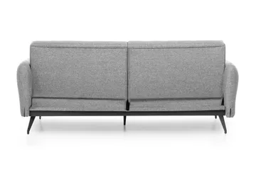 Mezonzo 3-sits Rektangulär Längsbäddad Bäddsoffa 125x190 cm i Tyg - Grå - Möbler - Soffa - Bäddsoffa - 3 sits bäddsoffa