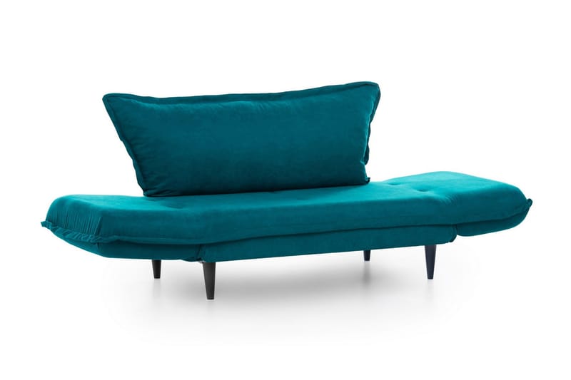 Mezonzo 3-sits Rektangulär Längsbäddad Bäddsoffa 50x190 cm i Tyg - Grön - Möbler - Soffa - Bäddsoffa - 3 sits bäddsoffa