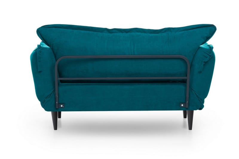 Mezonzo 3-sits Rektangulär Längsbäddad Bäddsoffa 50x190 cm i Tyg - Grön - Möbler - Soffa - Bäddsoffa - 3 sits bäddsoffa