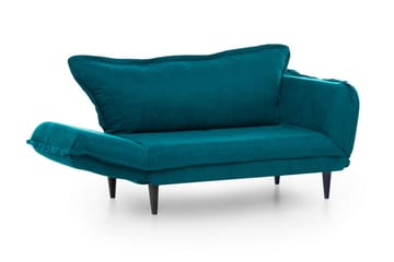 Mezonzo 3-sits Rektangulär Längsbäddad Bäddsoffa 50x190 cm i Tyg - Grön - Möbler - Soffa - Bäddsoffa - 3 sits bäddsoffa