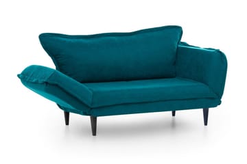Mezonzo 3-sits Rektangulär Längsbäddad Bäddsoffa 50x190 cm i Tyg - Grön - Möbler - Soffa - Bäddsoffa - 3 sits bäddsoffa