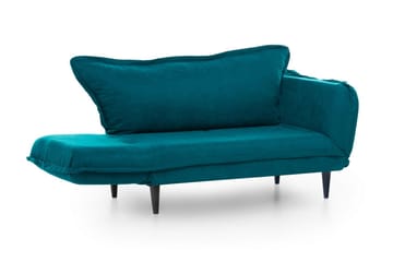 Mezonzo 3-sits Rektangulär Längsbäddad Bäddsoffa 50x190 cm i Tyg - Grön - Möbler - Soffa - Bäddsoffa - 3 sits bäddsoffa