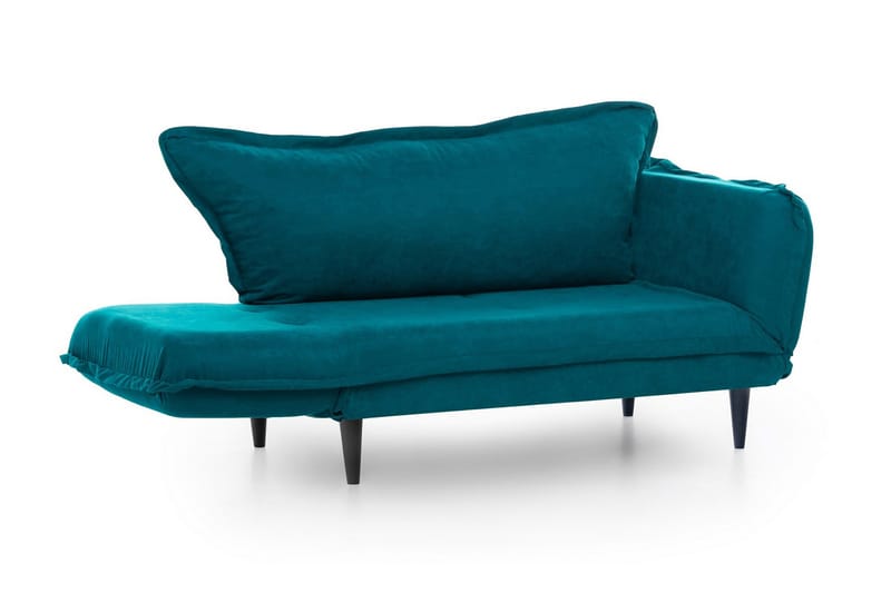 Mezonzo 3-sits Rektangulär Längsbäddad Bäddsoffa 50x190 cm i Tyg - Grön - Möbler - Soffa - Bäddsoffa - 3 sits bäddsoffa