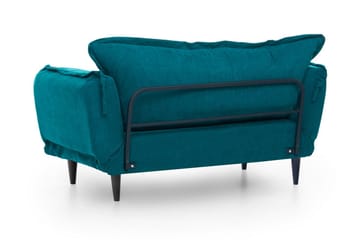 Mezonzo 3-sits Rektangulär Längsbäddad Bäddsoffa 50x190 cm i Tyg - Grön - Möbler - Soffa - Bäddsoffa - 3 sits bäddsoffa