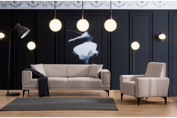 Naoko 3-sits Bäddsoffa - Ljusbrun - Möbler - Soffa - Bäddsoffa - 3 sits bäddsoffa