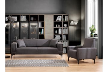 Naoko 3-sits Bäddsoffa - Mörkgrå - Möbler - Soffa - Bäddsoffa - 3 sits bäddsoffa