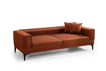 Naoko 3-sits Bäddsoffa - Röd - Möbler - Soffa - Bäddsoffa - 3 sits bäddsoffa