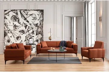 Naoko 3-sits Bäddsoffa - Röd - Möbler - Soffa - Bäddsoffa - 3 sits bäddsoffa