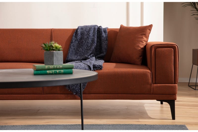 Naoko 3-sits Bäddsoffa - Röd - Möbler - Soffa - Bäddsoffa - 3 sits bäddsoffa