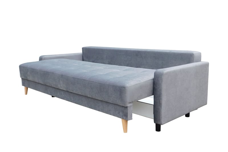 Nelas 4-sits Bäddsoffa - Blå - Möbler - Soffa - Bäddsoffa - 3 sits bäddsoffa