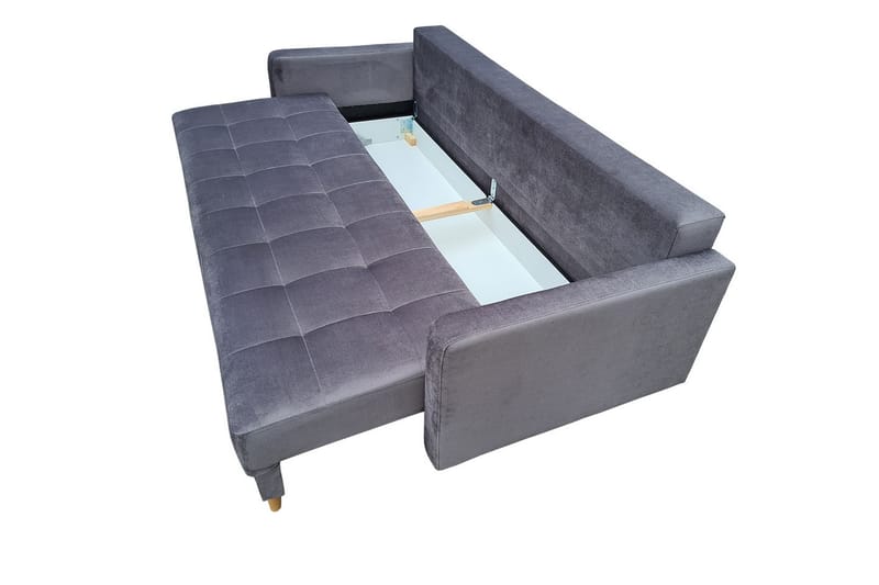 Nelas 4-sits Bäddsoffa - Blå - Möbler - Soffa - Bäddsoffa - 3 sits bäddsoffa