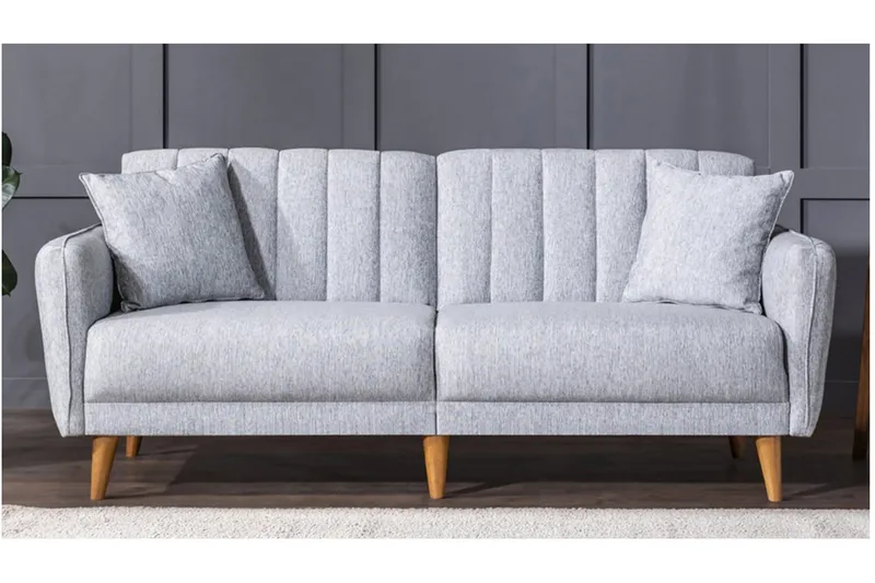 Pattyn Bäddsoffa 3-sits - Grå - Möbler - Soffa - Bäddsoffa - 3 sits bäddsoffa