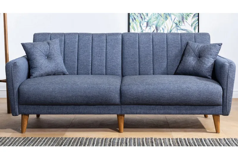 Pattyn Bäddsoffa 3-sits - Mörkblå - Möbler - Soffa - Bäddsoffa - 3 sits bäddsoffa