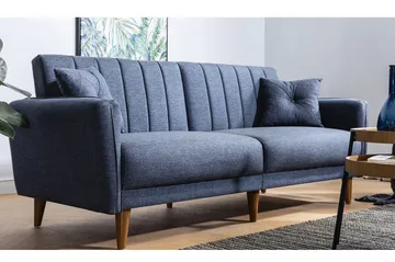 Pattyn Bäddsoffa 3-sits - Mörkblå - Möbler - Soffa - Bäddsoffa - 3 sits bäddsoffa