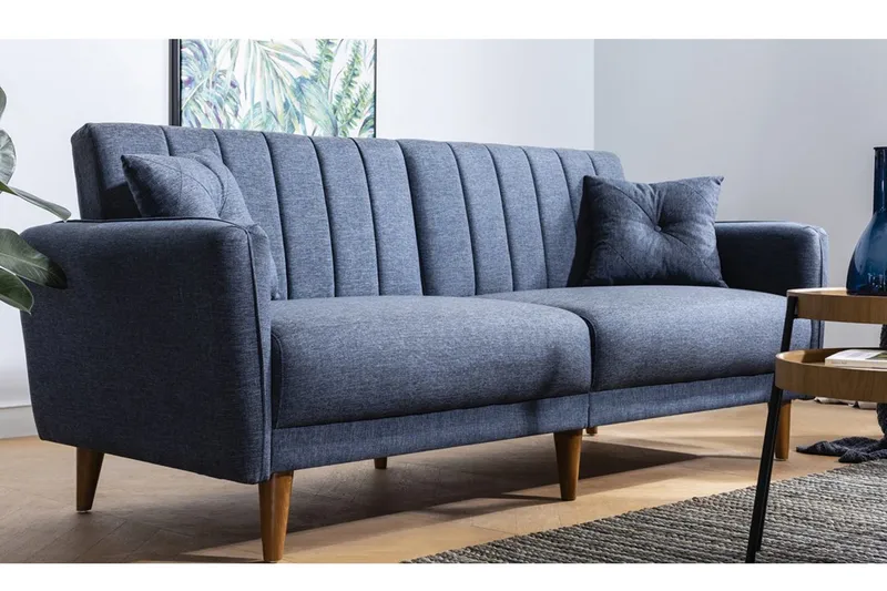 Pattyn Bäddsoffa 3-sits - Mörkblå - Möbler - Soffa - Bäddsoffa - 3 sits bäddsoffa