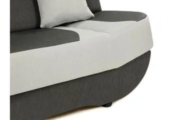 Pinto 3-sits Rektangulär Bäddsoffa i Tyg - Röd|Svart - Möbler - Soffa - Bäddsoffa - 3 sits bäddsoffa