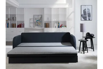 Rafal Bäddsoffa 208x76x75 cm - Brun - Möbler - Soffa - Bäddsoffa - 3 sits bäddsoffa