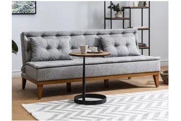 Raguel Bäddsoffa 3-sits - Grå - Möbler - Soffa - Bäddsoffa - 3 sits bäddsoffa