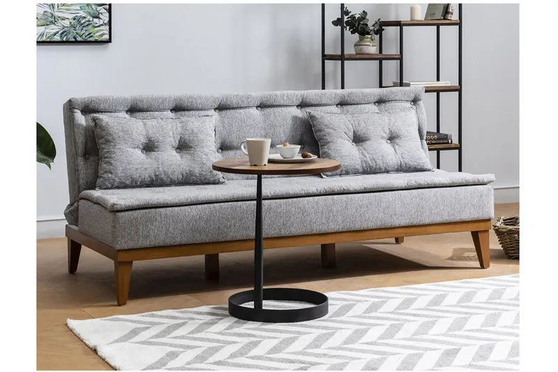 Raguel Bäddsoffa 3-sits - Grå - Möbler - Soffa - Bäddsoffa - 3 sits bäddsoffa