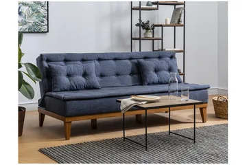 Raguel Bäddsoffa 3-sits - Mörkblå - Möbler - Soffa - Bäddsoffa - 3 sits bäddsoffa