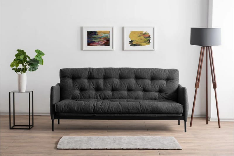Renge Bäddsoffa - Mörkgrå - Möbler - Soffa - Bäddsoffa - 3 sits bäddsoffa