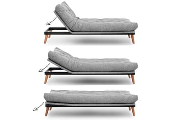 Saki Bäddsoffa - Ljusgrå - Möbler - Soffa - Bäddsoffa - 3 sits bäddsoffa