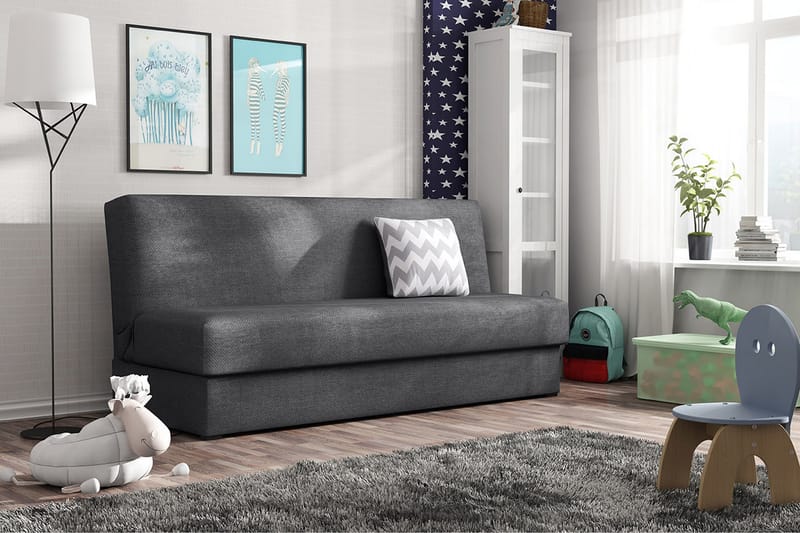 SantKearl Bäddsoffa - Grå - Möbler - Soffa - Bäddsoffa - 3 sits bäddsoffa