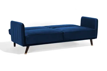 Senja Bäddsoffa 200 cm - Blå - Möbler - Soffa - Bäddsoffa - 3 sits bäddsoffa