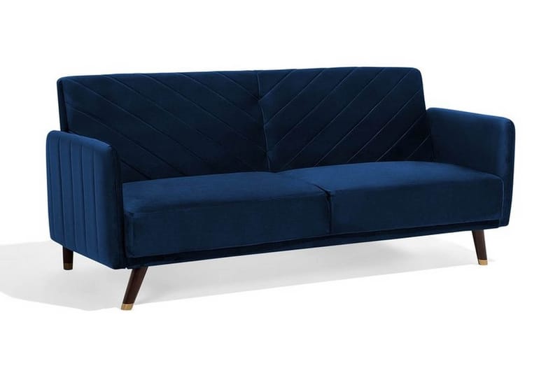 Senja Bäddsoffa 200 cm - Blå - Möbler - Soffa - Bäddsoffa - 3 sits bäddsoffa