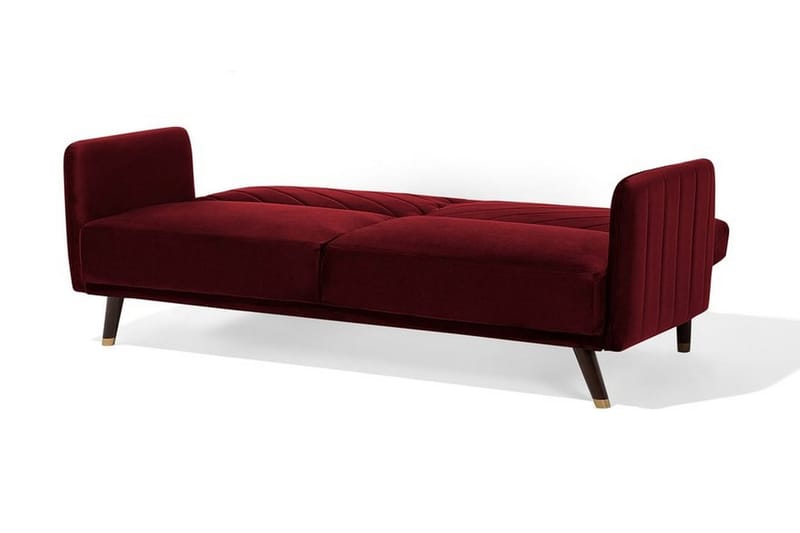 Senja Bäddsoffa 200 cm - Röd - Möbler - Soffa - Bäddsoffa - 3 sits bäddsoffa