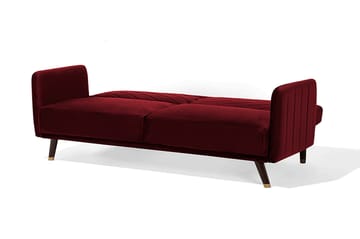 Senja Bäddsoffa 200 cm - Röd - Möbler - Soffa - Bäddsoffa - 3 sits bäddsoffa