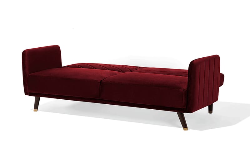 Senja Bäddsoffa 200 cm - Röd - Möbler - Soffa - Bäddsoffa - 3 sits bäddsoffa