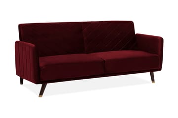 Senja Bäddsoffa 200 cm - Röd - Möbler - Soffa - Bäddsoffa - 3 sits bäddsoffa