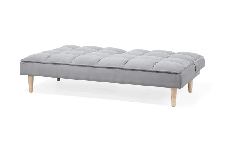 Siljan 3-sits Rektangulär Längsbäddad Bäddsoffa 105x177 cm i Tyg - Grå - Möbler - Soffa - Bäddsoffa - 3 sits bäddsoffa