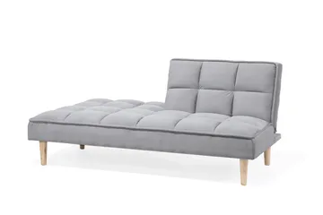 Siljan 3-sits Rektangulär Längsbäddad Bäddsoffa 105x177 cm i Tyg - Grå - Möbler - Soffa - Bäddsoffa - 3 sits bäddsoffa
